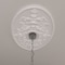 Ekena Millwork Alexa Ceiling Medallion (Fits Canopies up to 5 5/8"), 30 3/4"W x 21/14"H x 3 7/8"ID x 1 5/8"P CM21X30AL - alternate 5